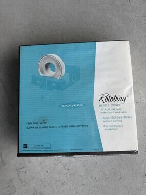 Sawyer's Rototray Projector Slide Tray 100 2x2 Brand New Sealed Vintage